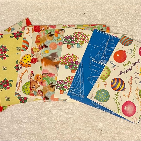 Vintage pack of unused, wrapping paper - Olympicard* - Picture 3 of 3